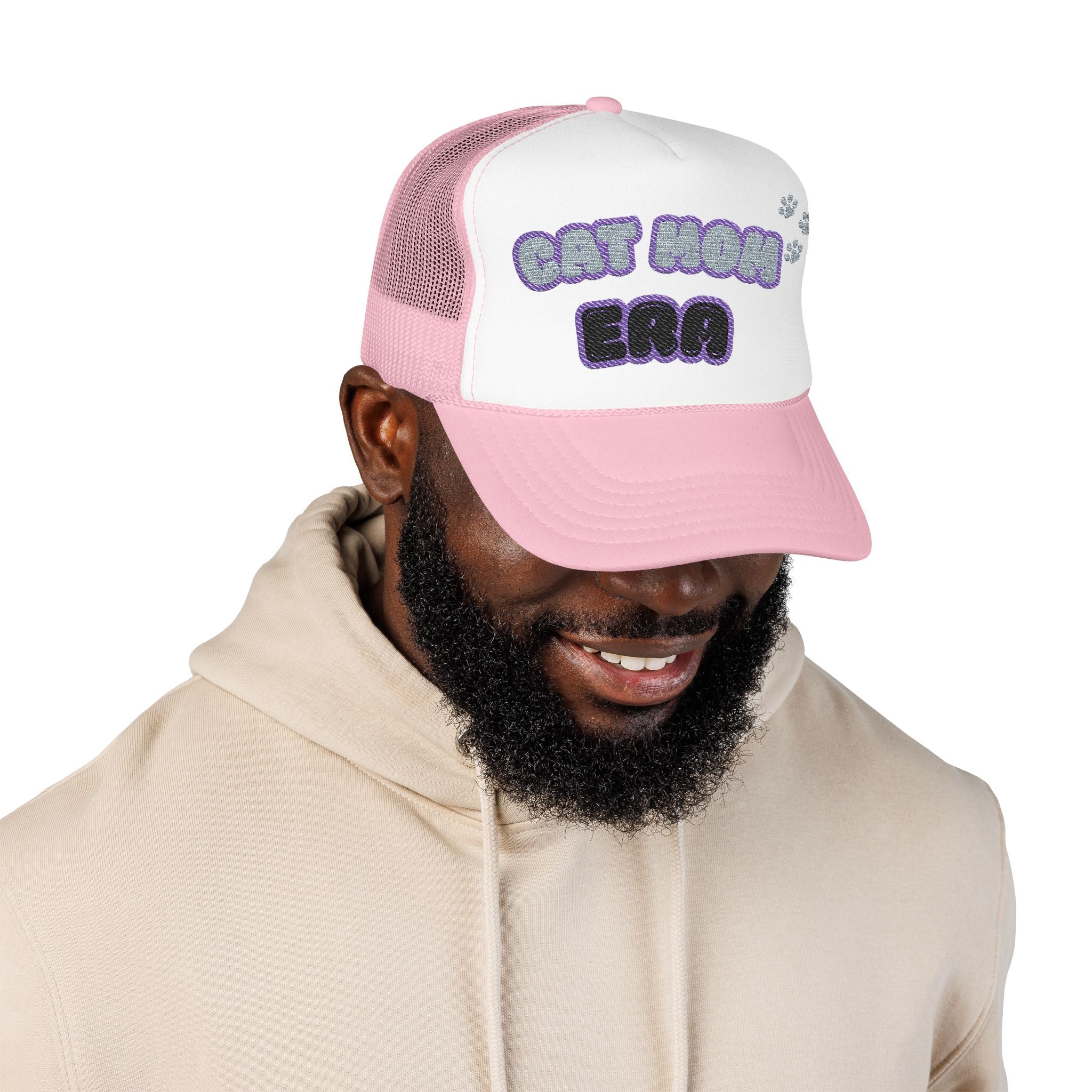 Cat Mom Era Foam Trucker Hat — Cute Furmom Cap in Multiple Colors