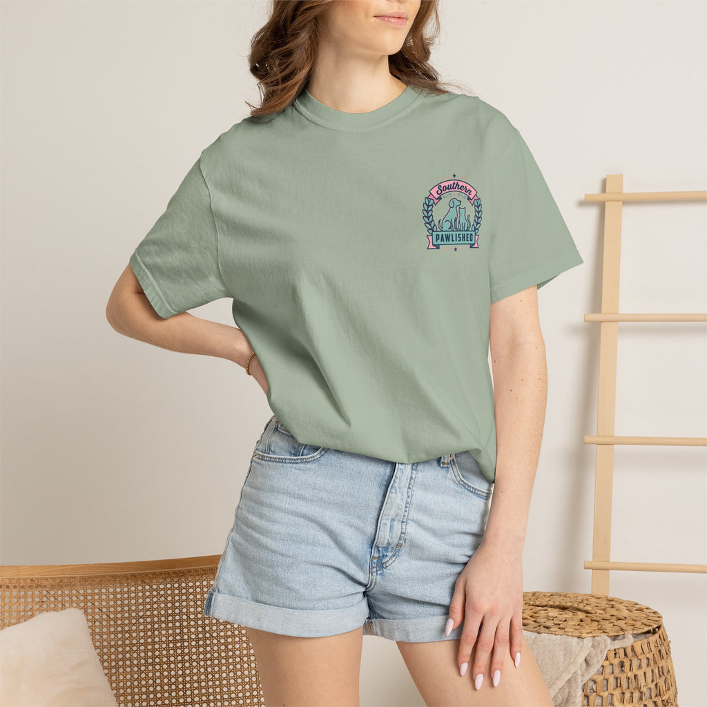 Southern By Birth, Sassy By Nature Paw Print T-Shirt