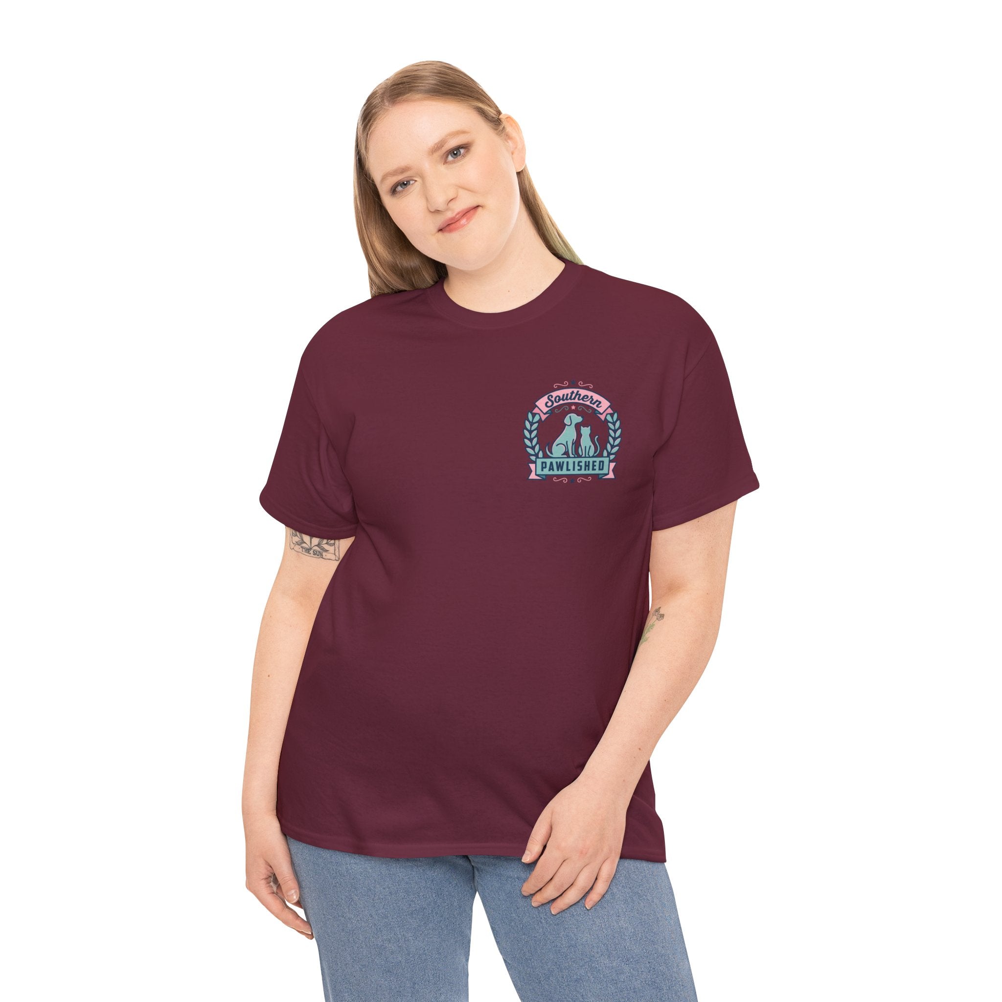 Feline Fine Tee — Retro Cat "Feline Fine in the South" Graphic T-Shirt