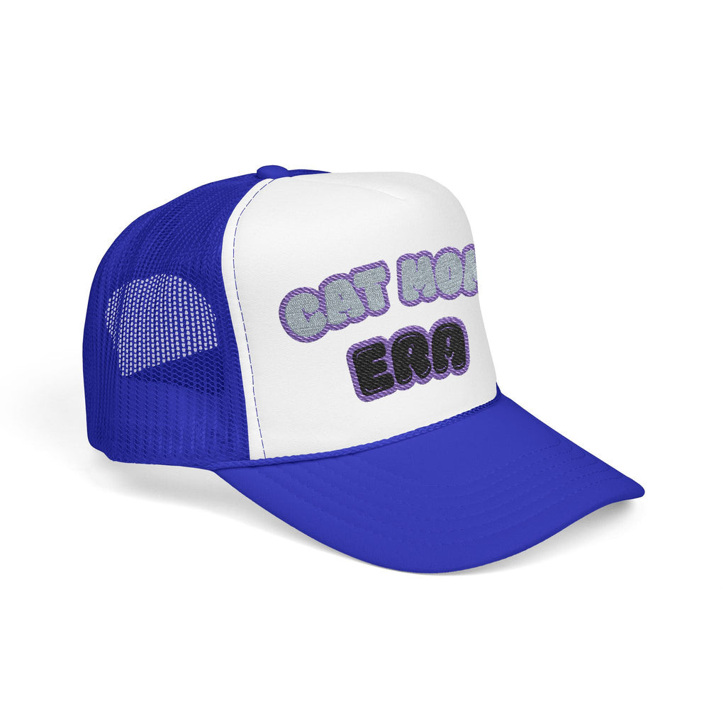 Cat Mom Era Foam Trucker Hat — Cute Furmom Cap in Multiple Colors