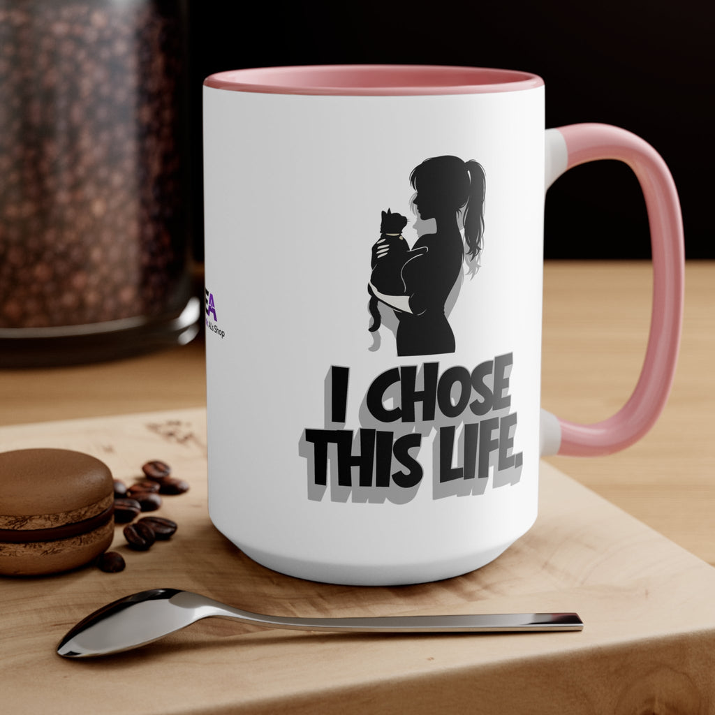 I Chose This Life Cat Lady Mug | Sassy Cat Lover Coffee Cup