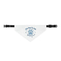 Clip-On Pet Bandana – 'Love Dogs Too' Paw Print Collar Accessory