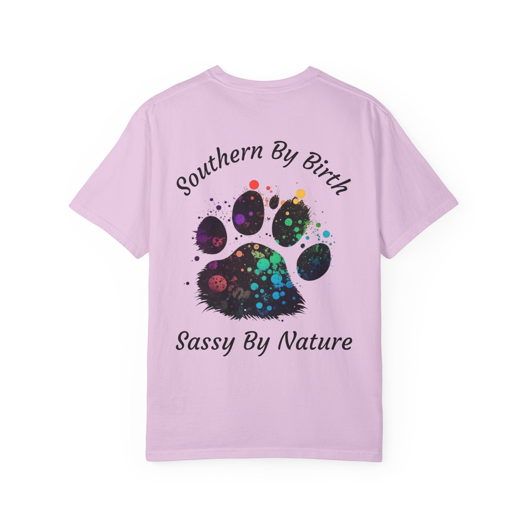 Southern By Birth, Sassy By Nature Paw Print T-Shirt
