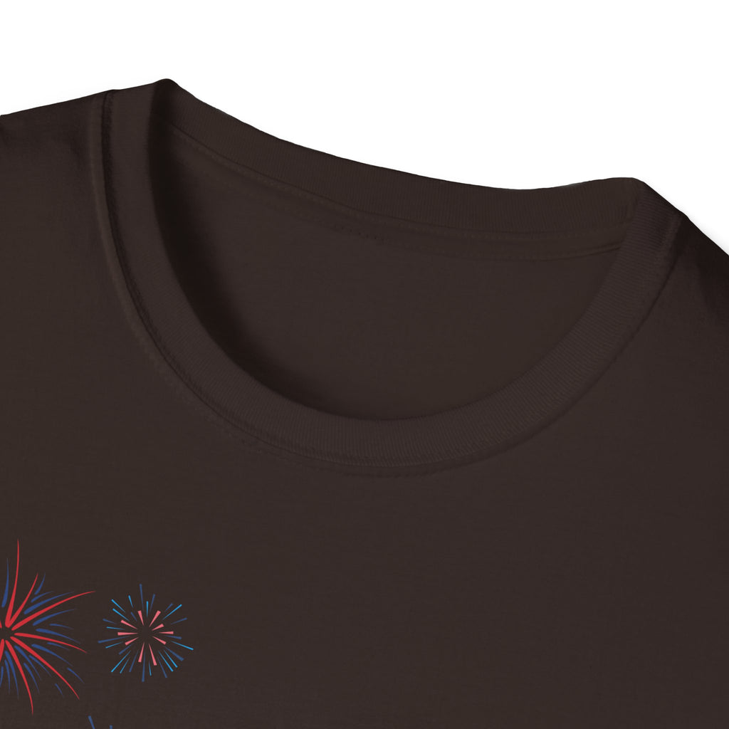 Patriotic Peace Heart Paw T-Shirt – USA Flag Dog Lover Tee for 4th of July
