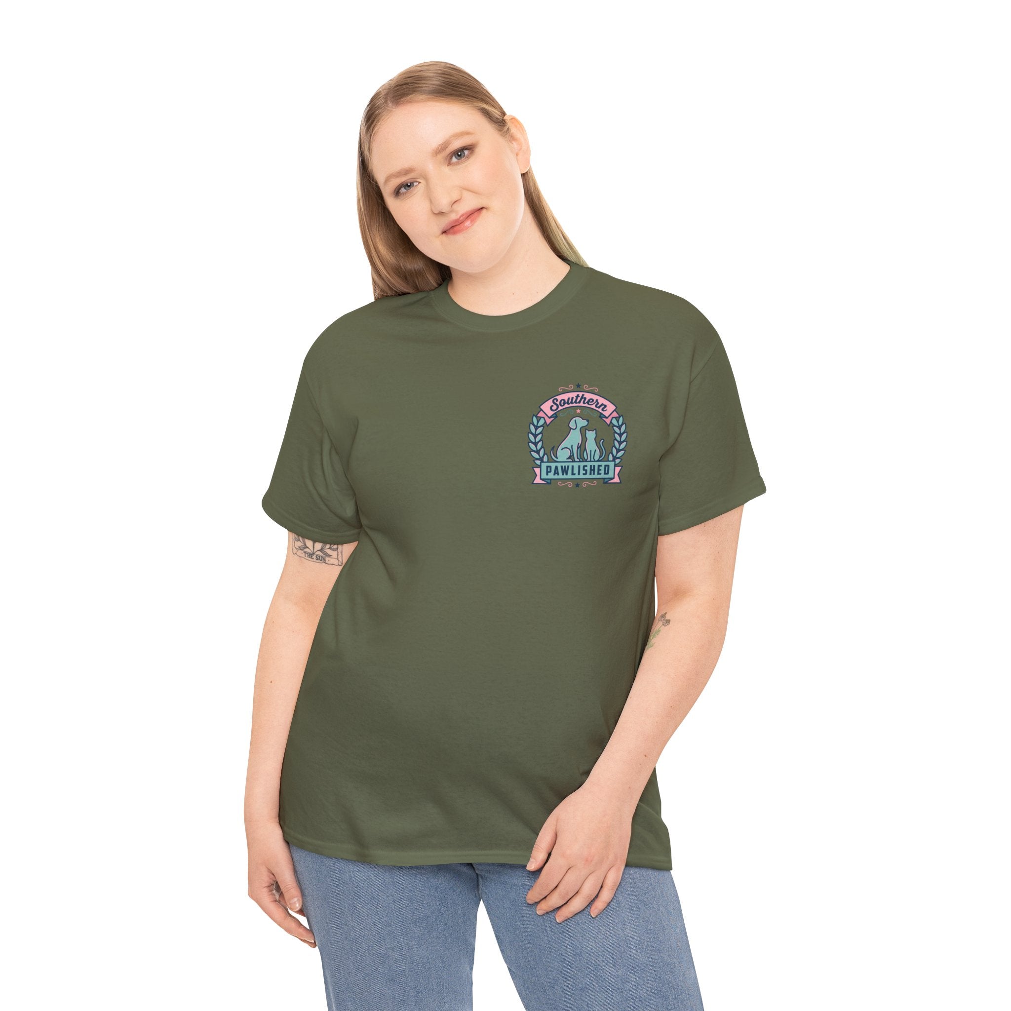 Feline Fine Tee — Retro Cat "Feline Fine in the South" Graphic T-Shirt