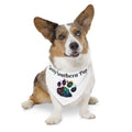 Pet Bandana Collar — "Sassy Southern Pup" Paw Print Dog Bandana