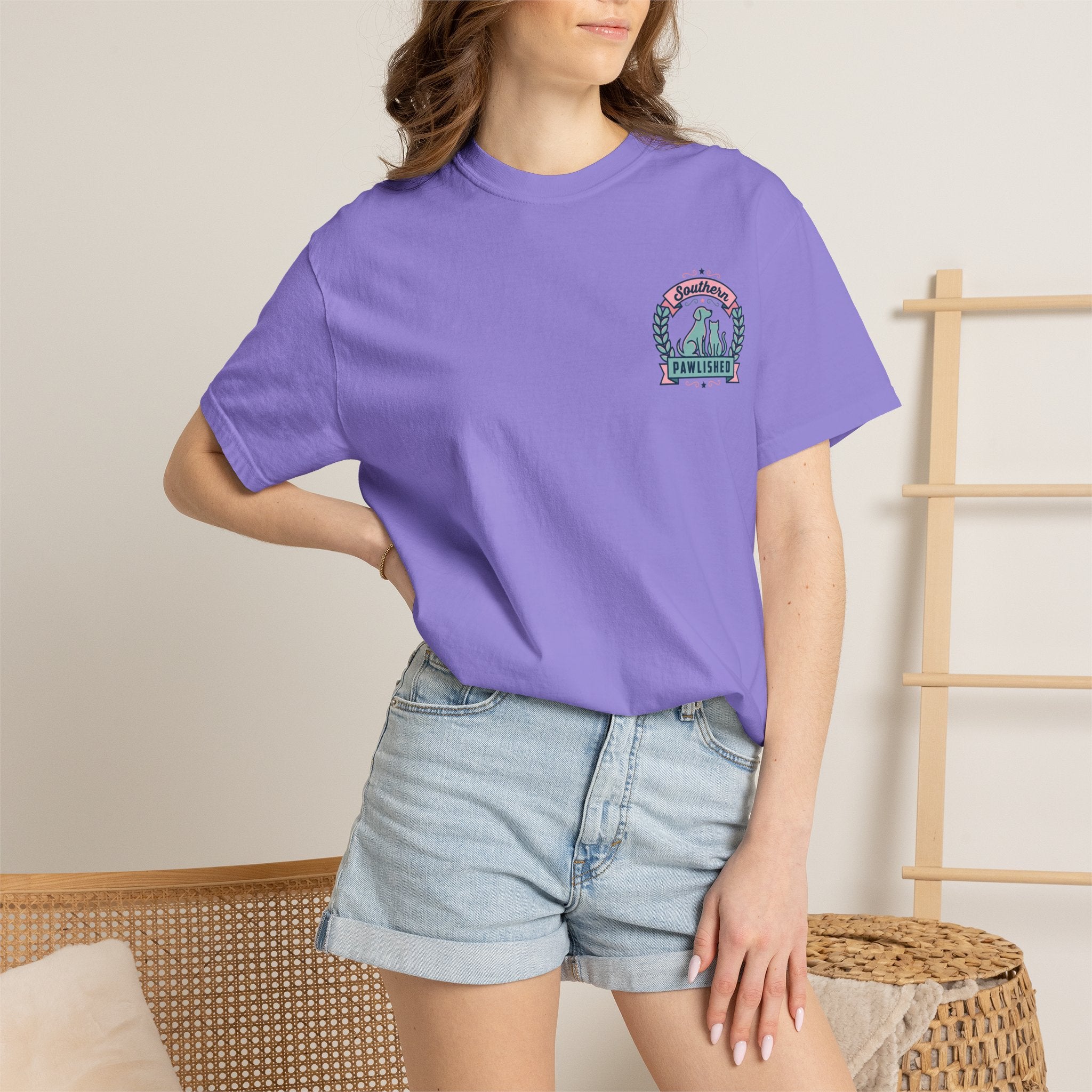 Southern By Birth, Sassy By Nature Paw Print T-Shirt