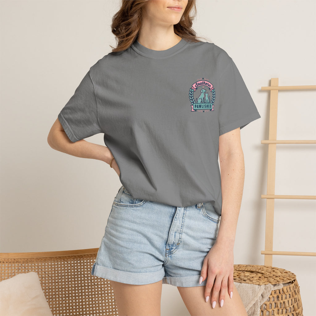 Southern By Birth, Sassy By Nature Paw Print T-Shirt