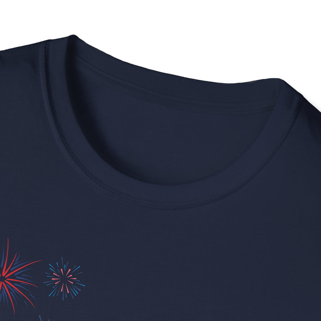 Patriotic Peace Heart Paw T-Shirt – USA Flag Dog Lover Tee for 4th of July