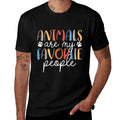 Animals Are My Favorite People Funny Animal Lover  Odor-resistant T-Shirt