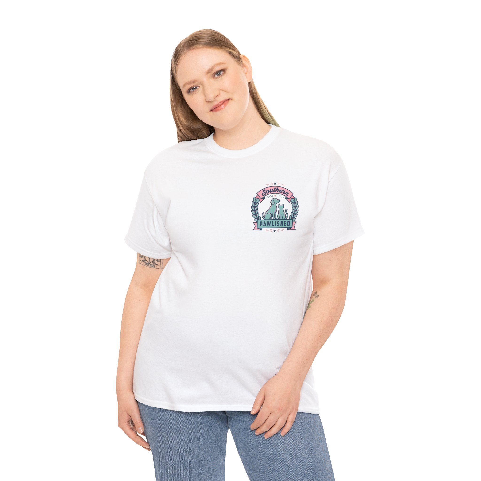 Feline Fine Tee — Retro Cat "Feline Fine in the South" Graphic T-Shirt