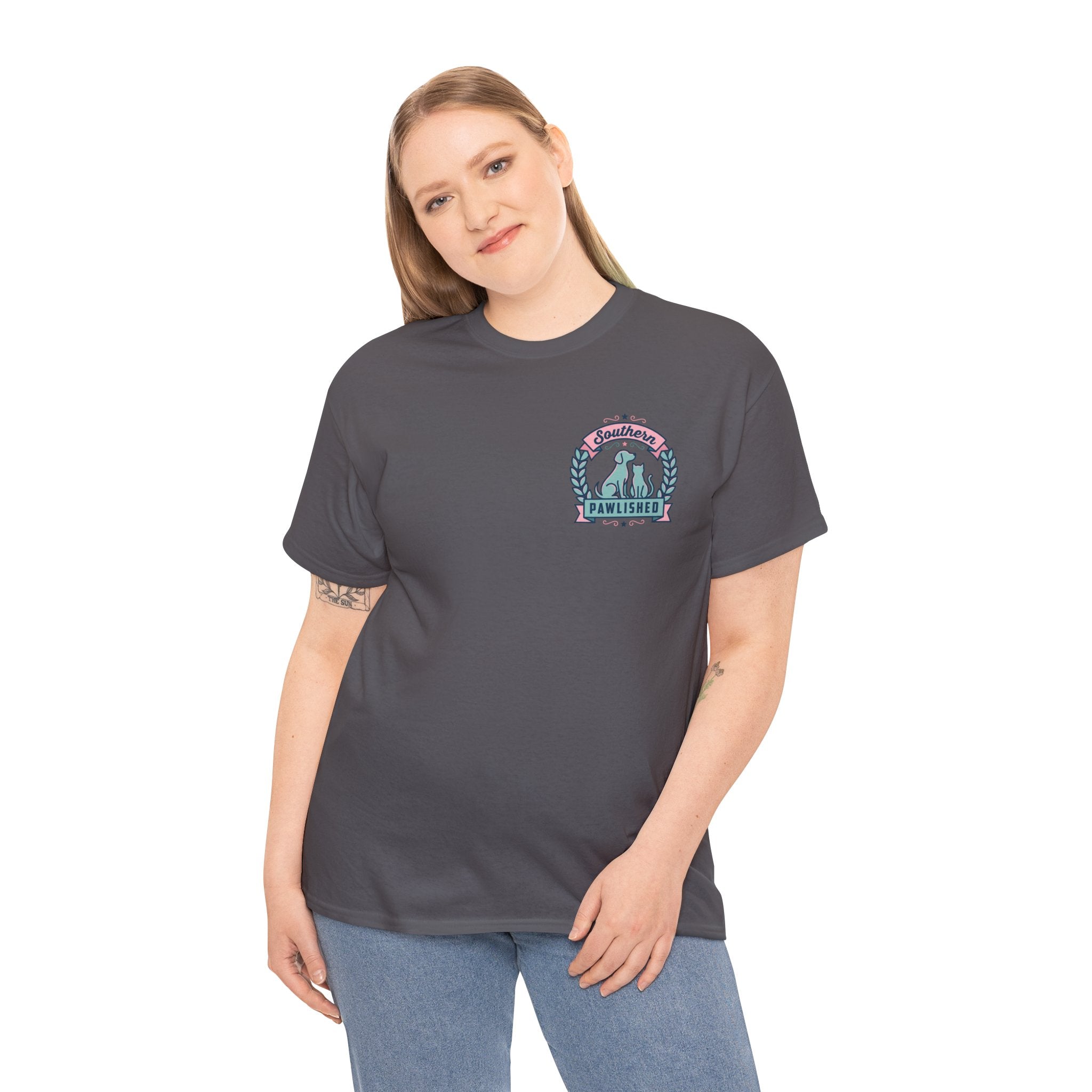 Feline Fine Tee — Retro Cat "Feline Fine in the South" Graphic T-Shirt