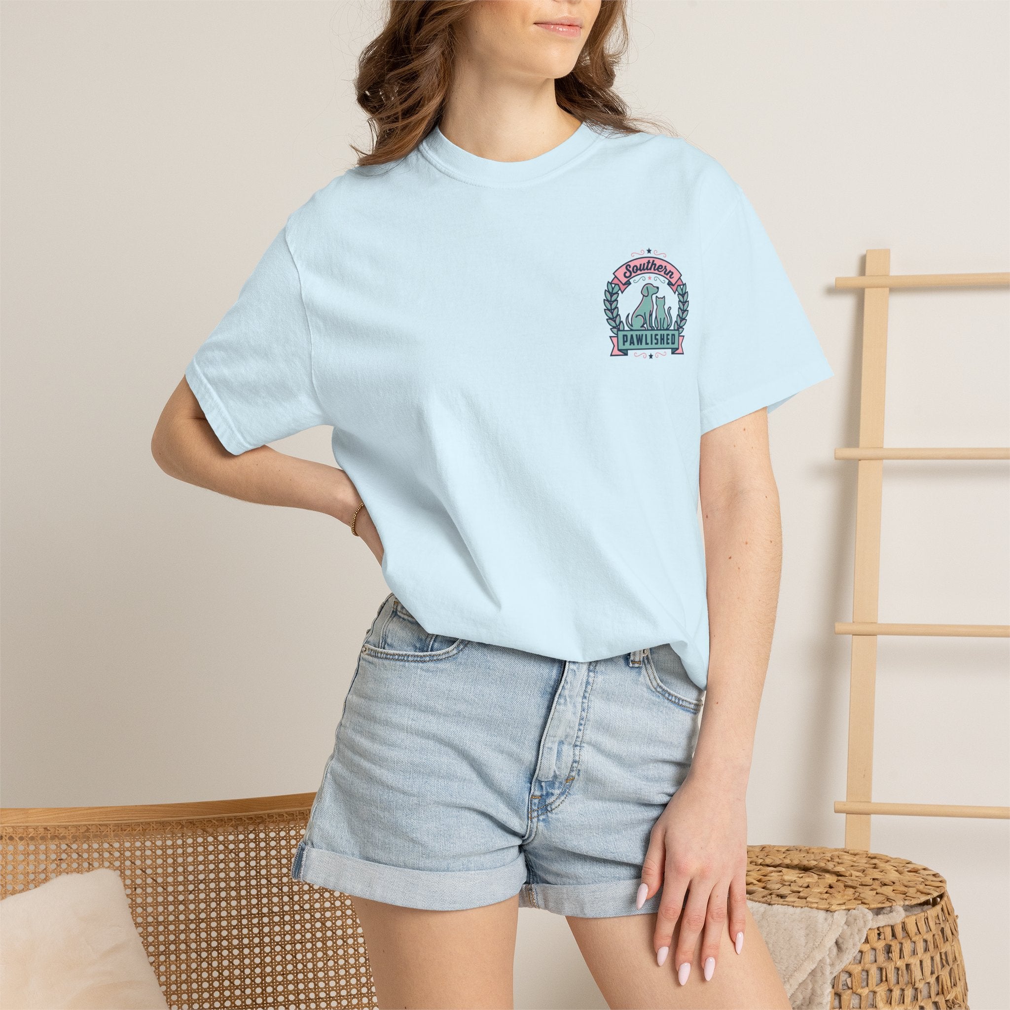 Southern By Birth, Sassy By Nature Paw Print T-Shirt
