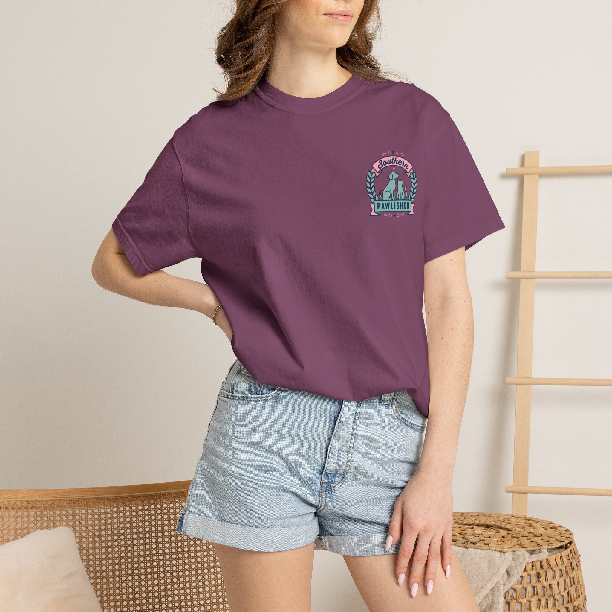 Southern By Birth, Sassy By Nature Paw Print T-Shirt