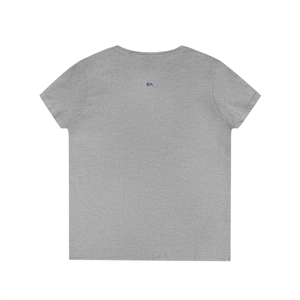 Soft Paws, Sharp Opinions Women’s V-Neck Tee