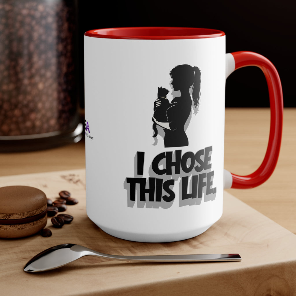 I Chose This Life Cat Lady Mug | Sassy Cat Lover Coffee Cup