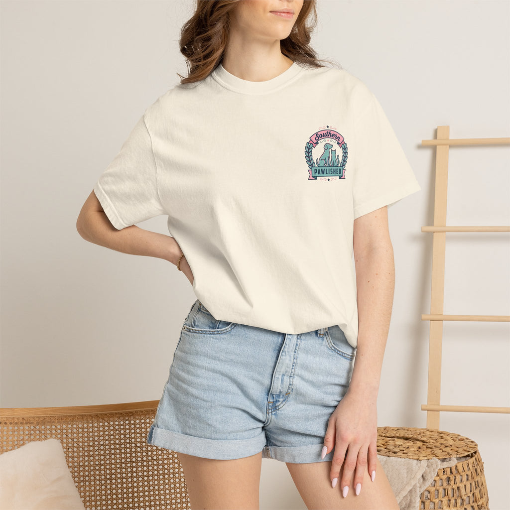 Southern By Birth, Sassy By Nature Paw Print T-Shirt