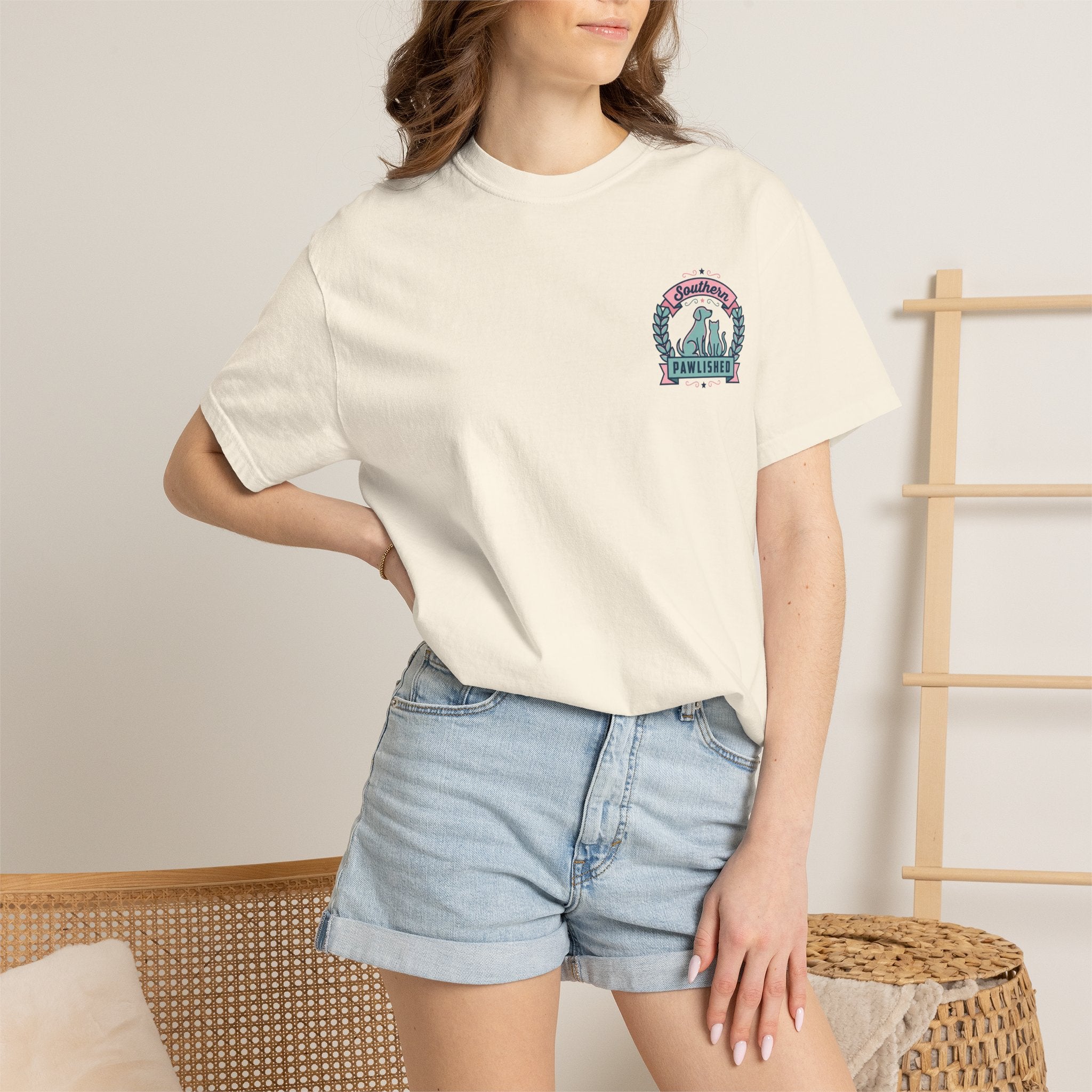 Southern By Birth, Sassy By Nature Paw Print T-Shirt