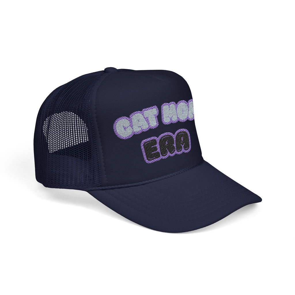 Cat Mom Era Foam Trucker Hat — Cute Furmom Cap in Multiple Colors