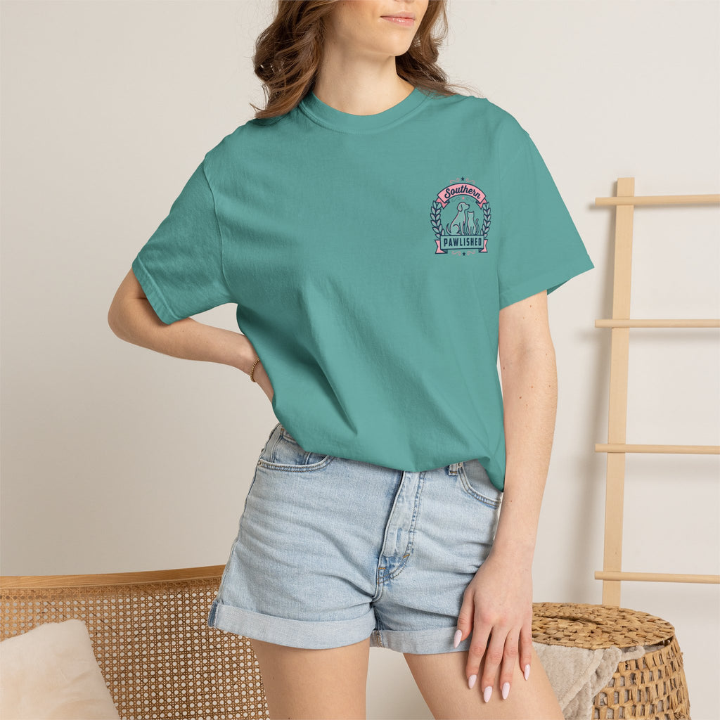 Southern By Birth, Sassy By Nature Paw Print T-Shirt
