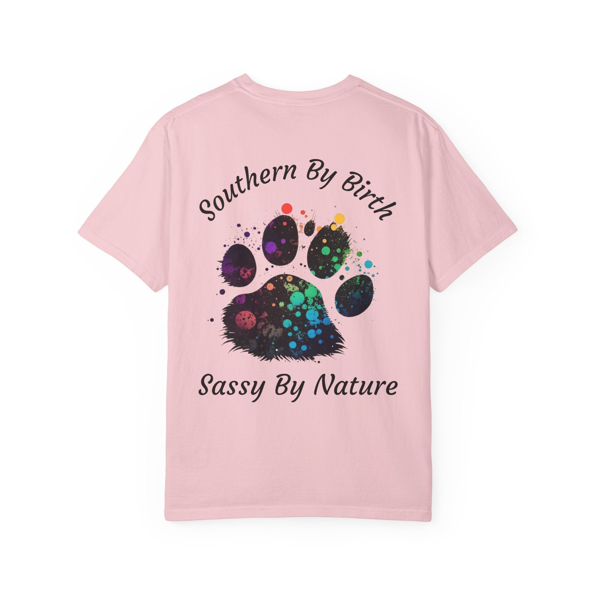 Southern By Birth, Sassy By Nature Paw Print T-Shirt
