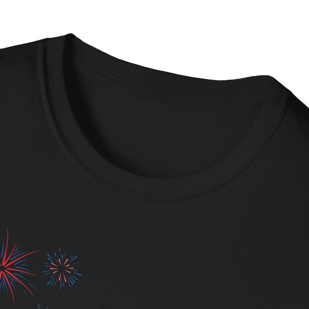 Patriotic Peace Heart Paw T-Shirt – USA Flag Dog Lover Tee for 4th of July