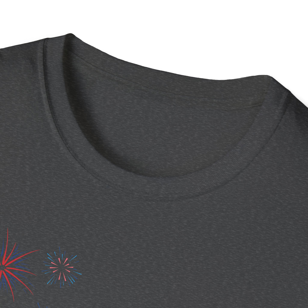 Patriotic Peace Heart Paw T-Shirt – USA Flag Dog Lover Tee for 4th of July