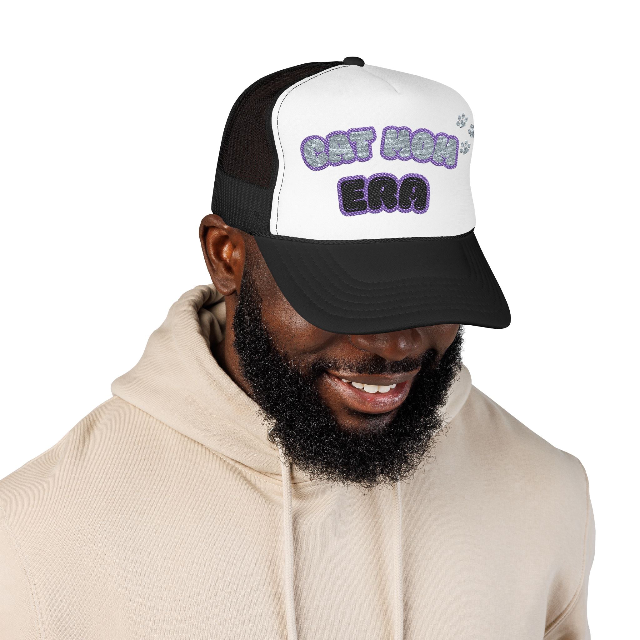 Cat Mom Era Foam Trucker Hat — Cute Furmom Cap in Multiple Colors
