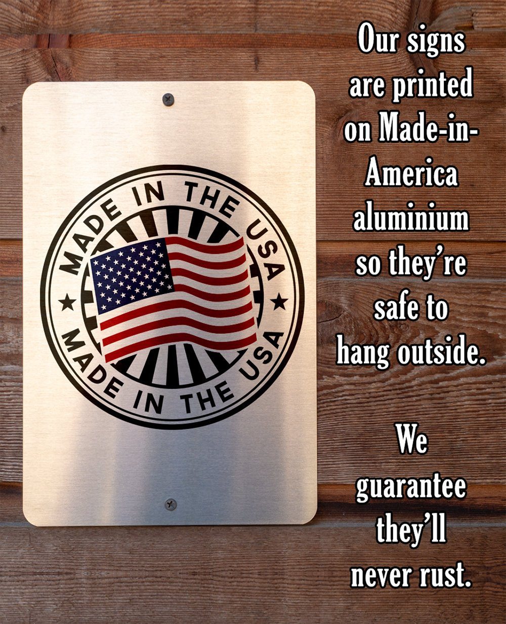 Farmhouse Rules - Metal Sign