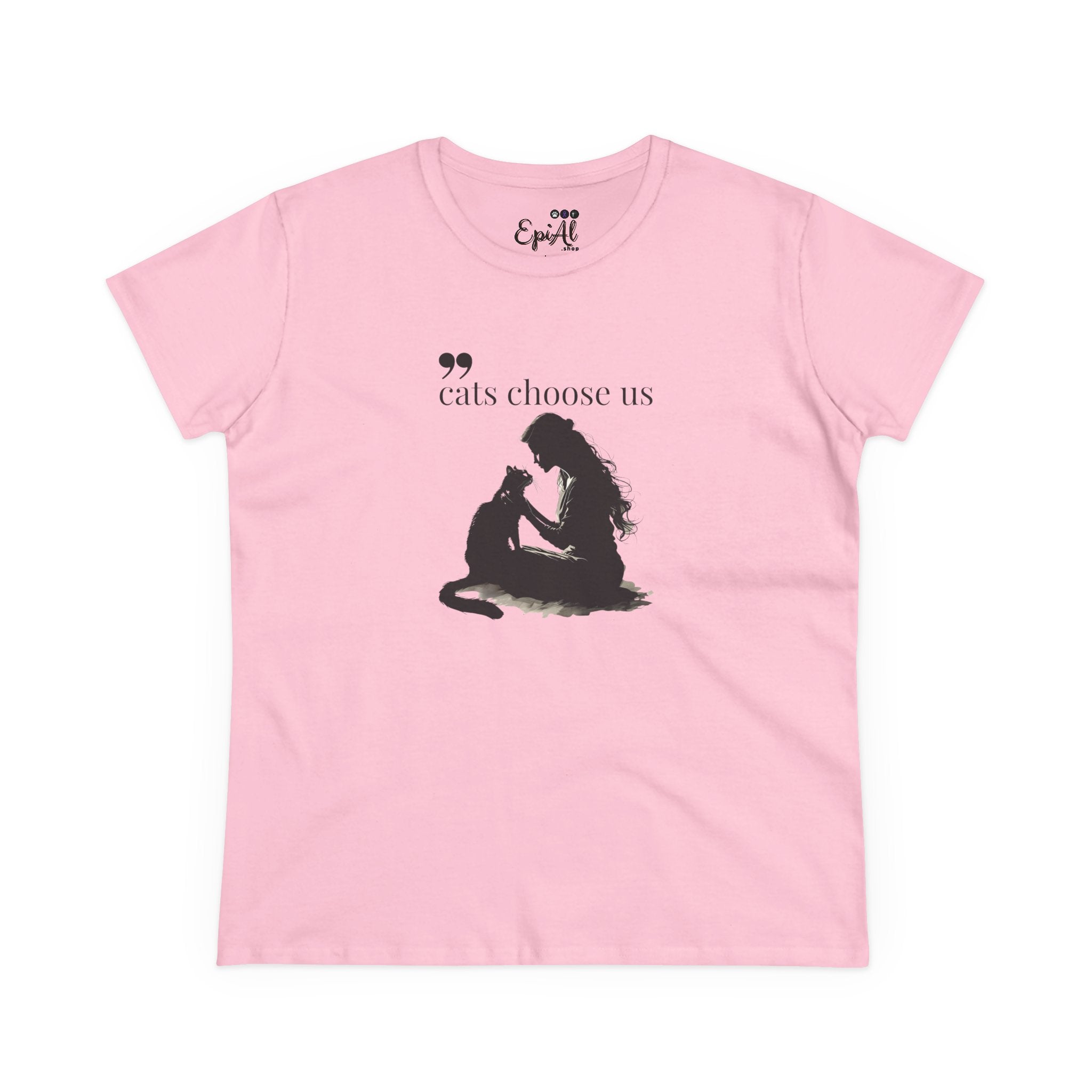 Cats Choose Us Women's Graphic Tee - Perfect Shirt for Cat Lovers