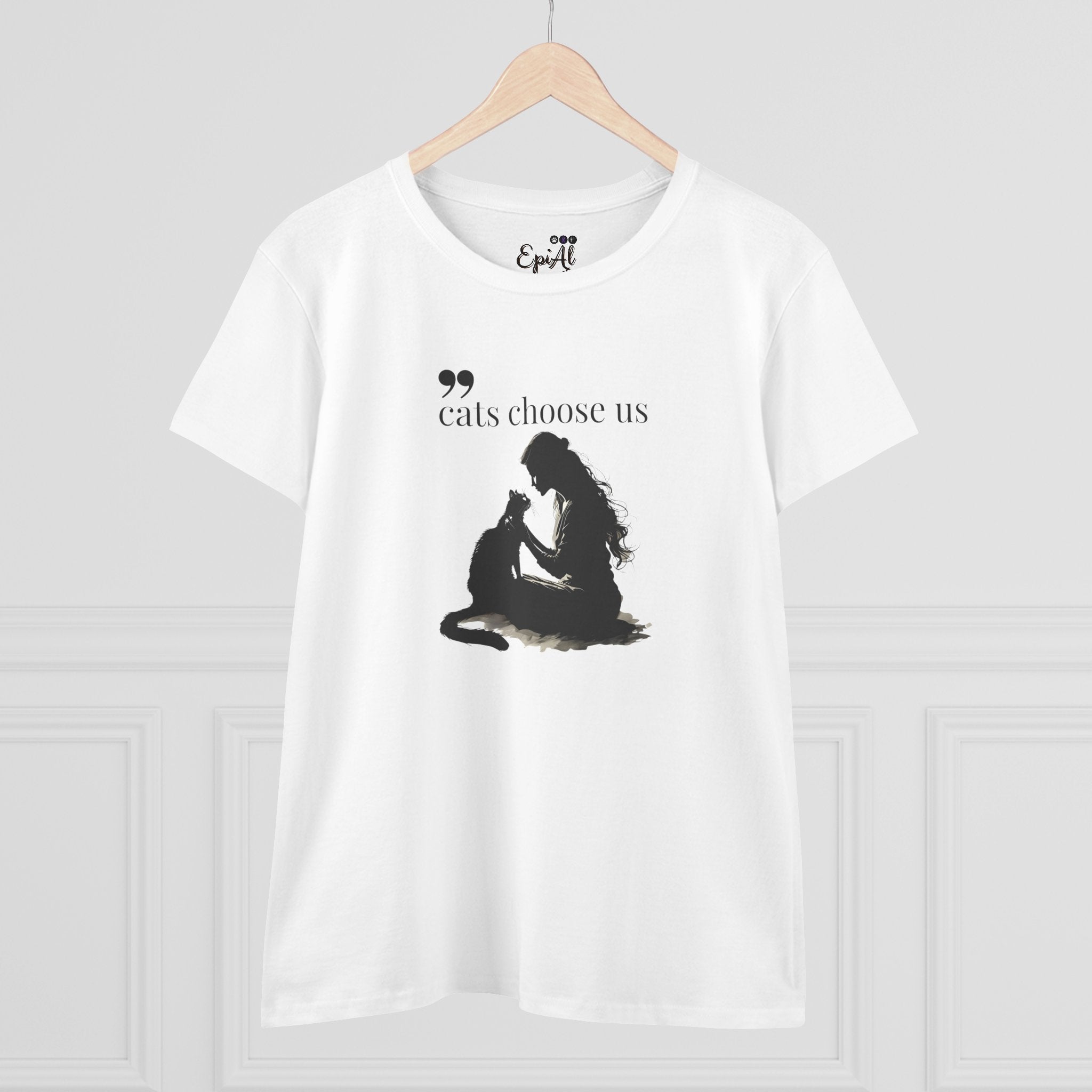 Cats Choose Us Women's Graphic Tee - Perfect Shirt for Cat Lovers